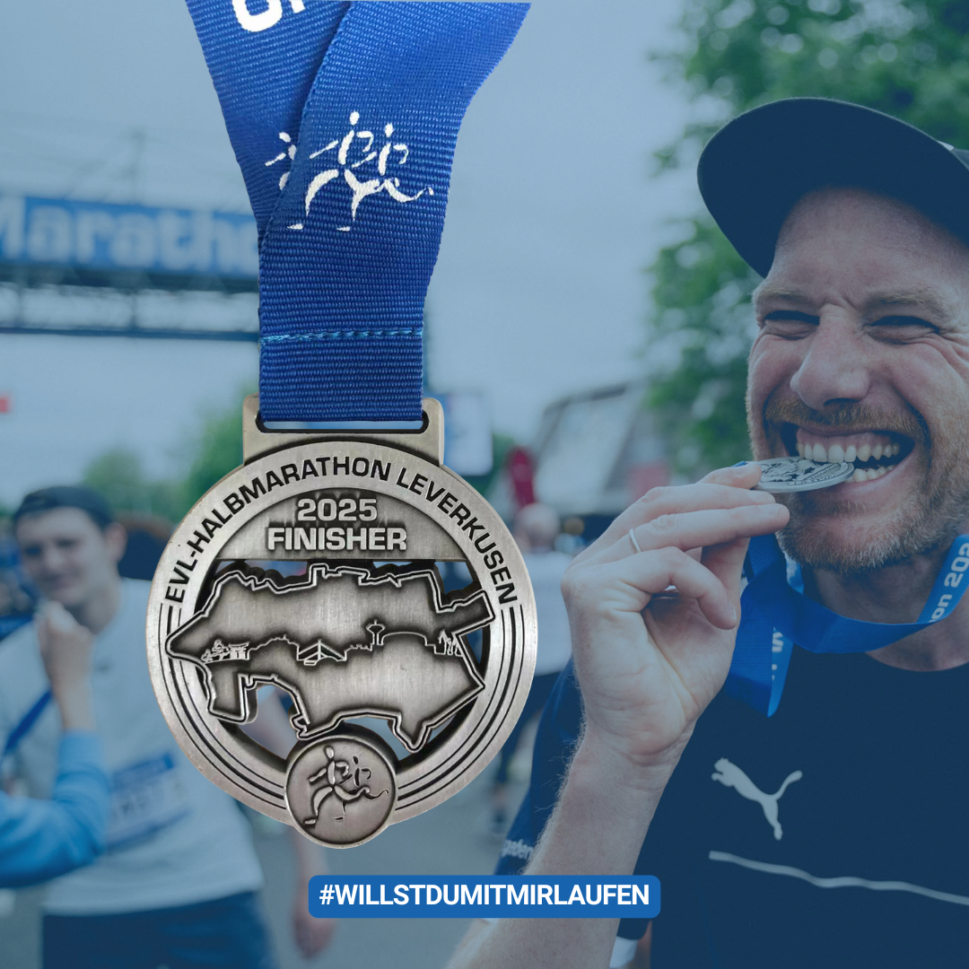 Jetzt entdecken: Die neue EVL-HalbMarathon Medaille