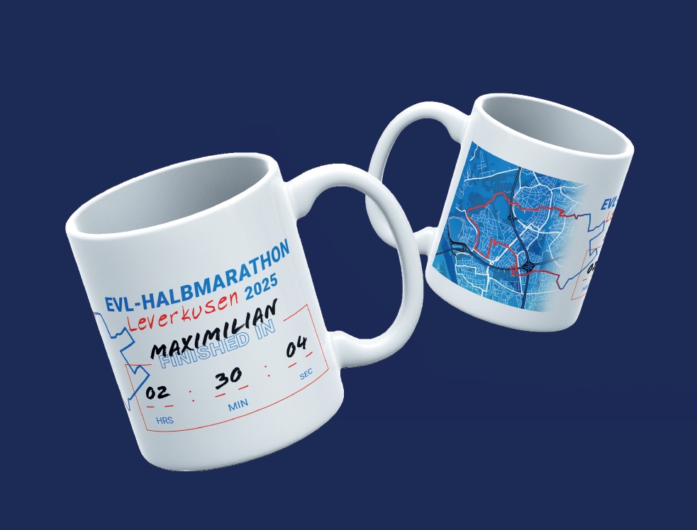 Ganz neu - deine persönliche Finisher-Tasse